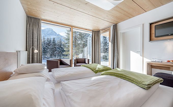 Doppelzimmer Klarheit Bergblick